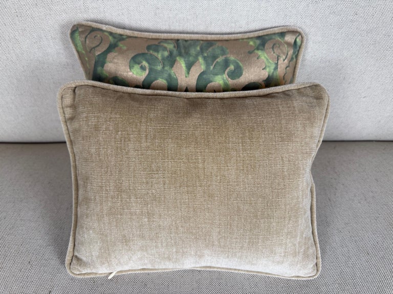 Pair of Petite Fortuny Venetian Textile Pillows