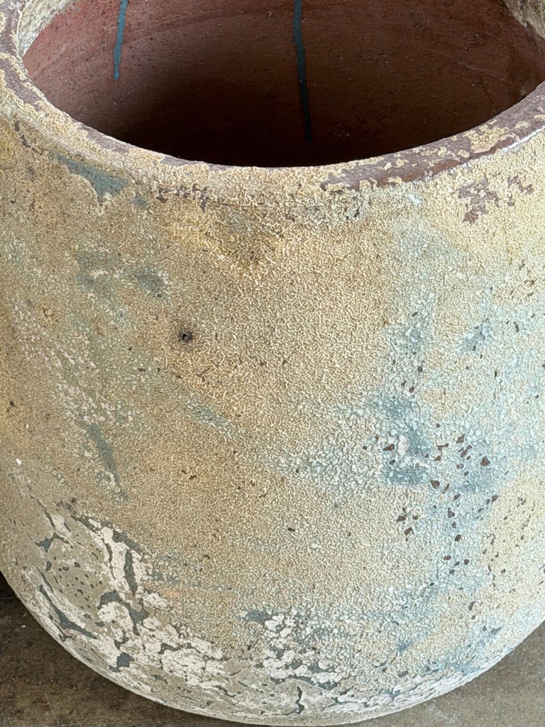 Pair of Monumental 20th Century Terra Cotta Garden Urns