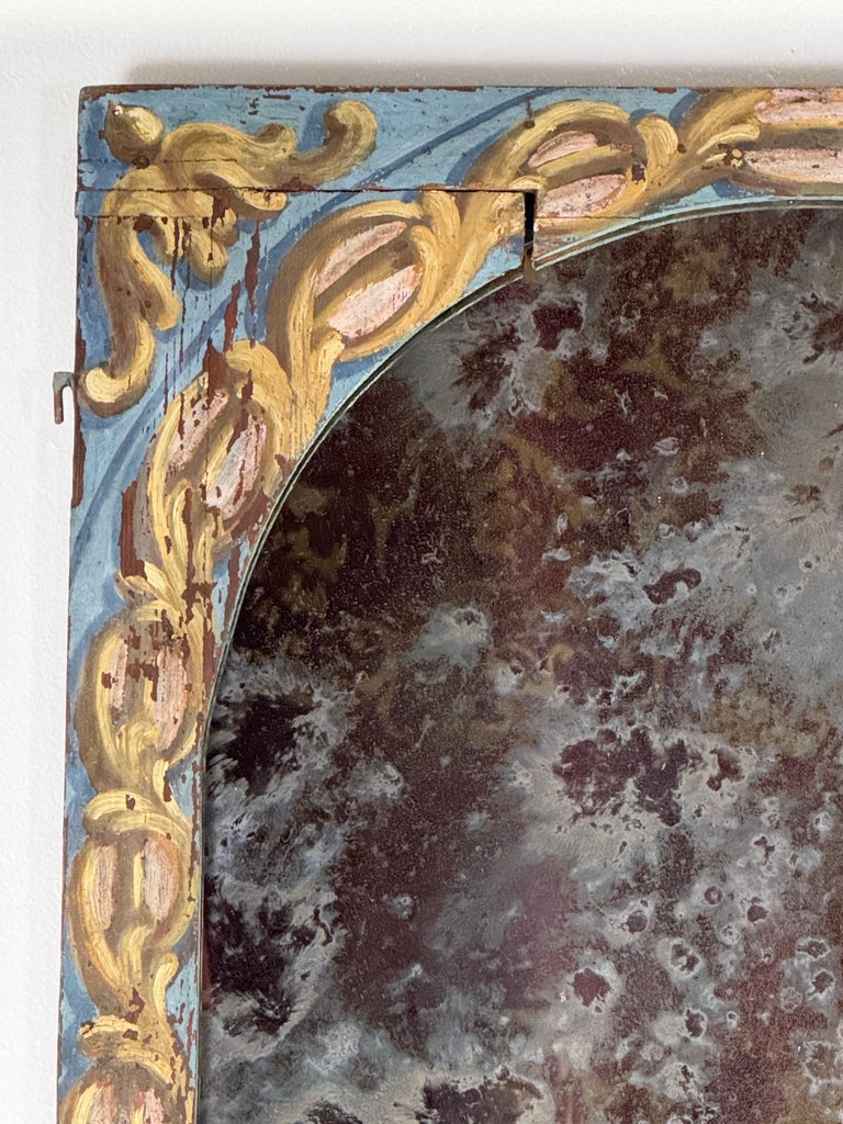 19th C. Italian Painted Mirror