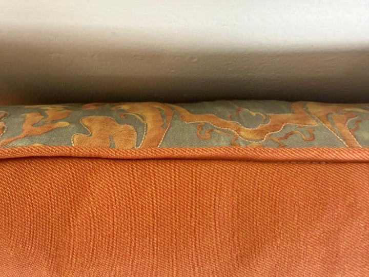 Rare Pair of Vintage Quilted Fortuny Textile Pillows