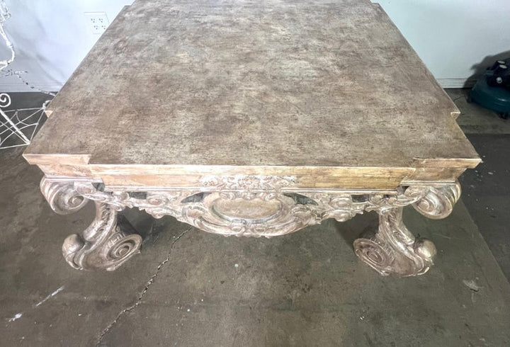 Custom Monumental Baroque Style Coffee Table by MLA