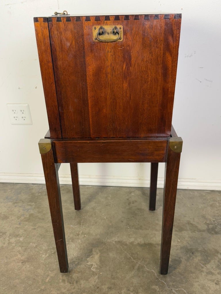 19th Century English Mahogany Bar Cabinet