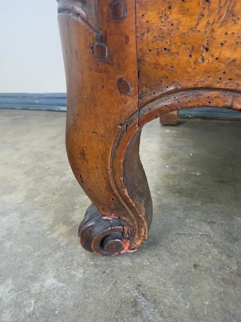 18th Century French Louis XV Provincial Buffet in Solid Walnut