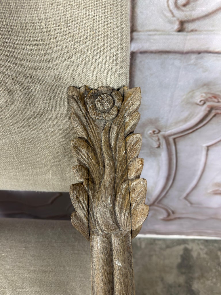 Pair of Exceptional Spanish Baroque Throne Armchairs with Hand-Carved Lion Heads