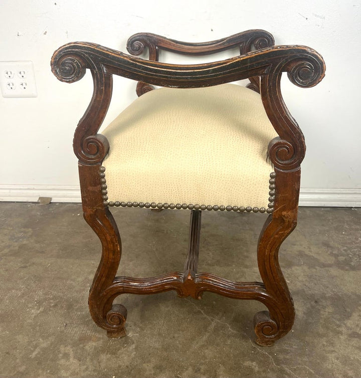 19th C. Italian Baroque Style Bench