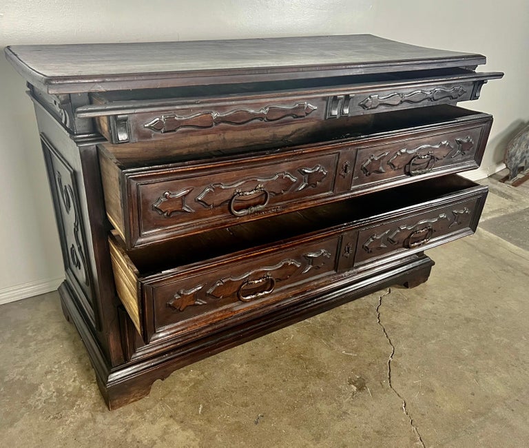 19th C. Italian Walnut Chest of Drawers