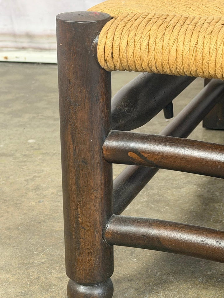 Pair of French Country Style Lounge Chairs w/ Ottomans