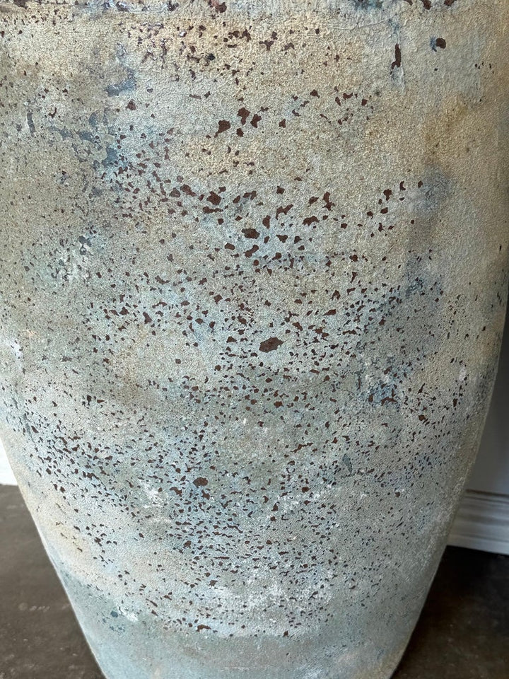 Atelier Vierkant Style Terra Cotta Planters-Pair