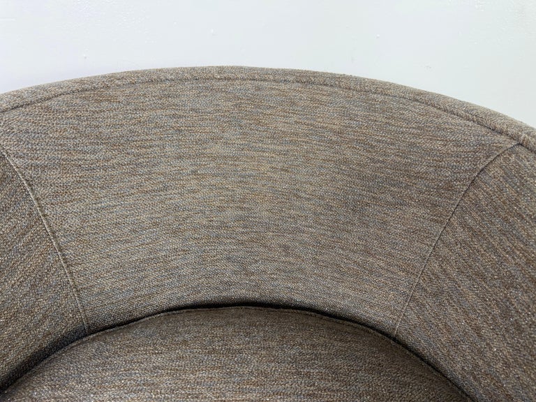 Pair of Upholstered Swivel Armchairs