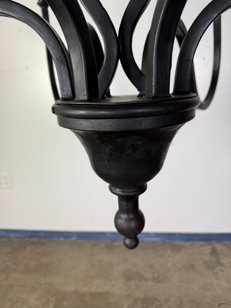 Wrought Iron Mulholland Chandelier by Miamar Home