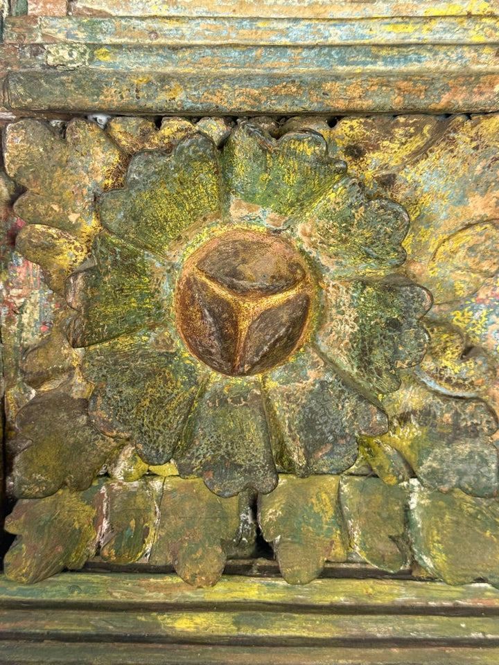 Antique Carved Giltwood Arch-Top Mirror, Continental Europe, 18th–century