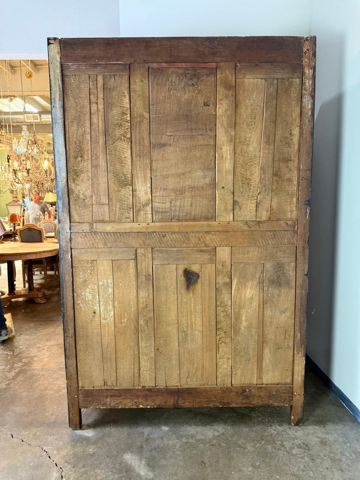 19th C. Napoleon III Painted Armoire