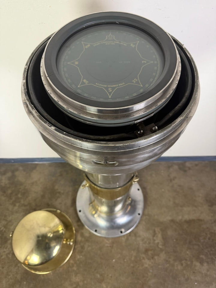 U.S. Navy Alidade Pelorus Stand by Sperry Gyroscope Company, Mark XXXI, Mod 0