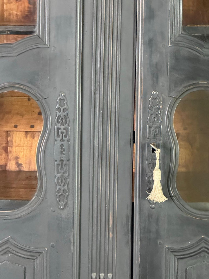 19th C. Napoleon III Painted Armoire