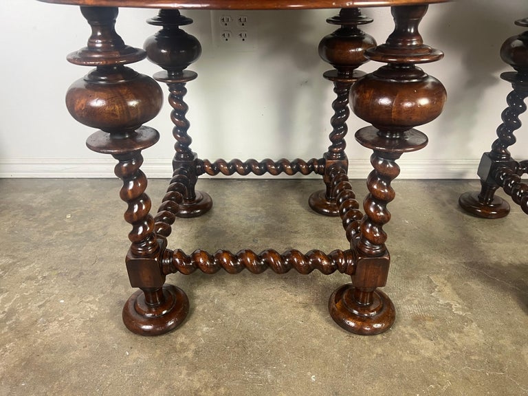 Pair of Leather Top Side Tables by John Richards