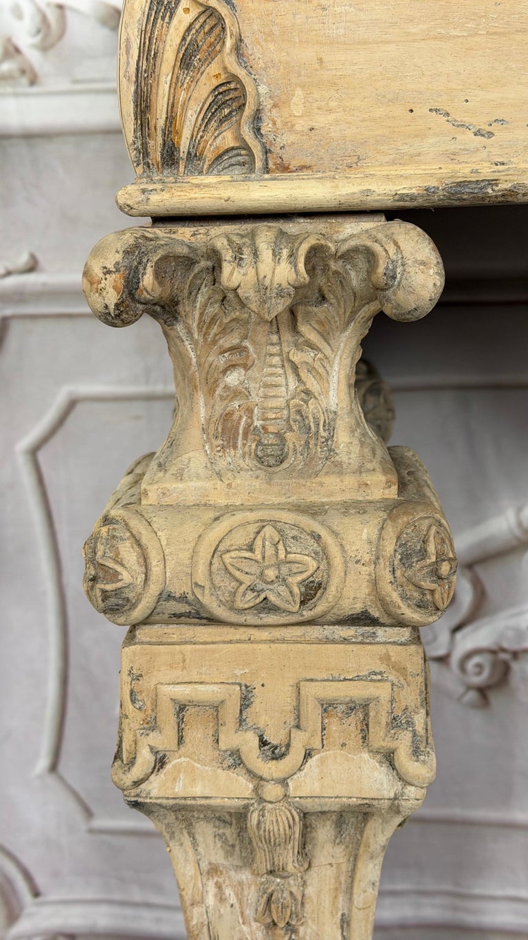Pair of French Baroque Louis XIV Style Console Tables