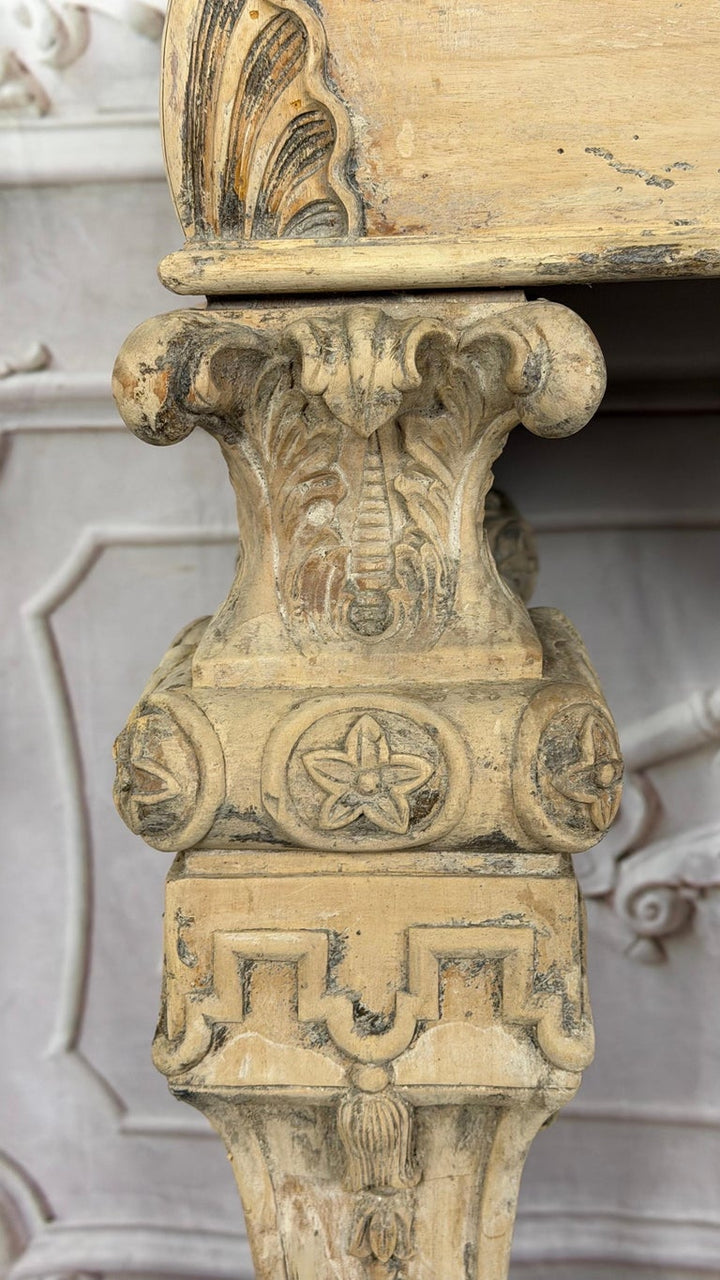 Pair of French Baroque Louis XIV Style Console Tables