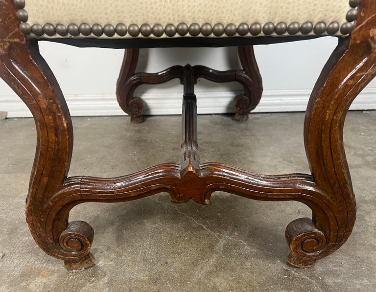 19th C. Italian Baroque Style Bench