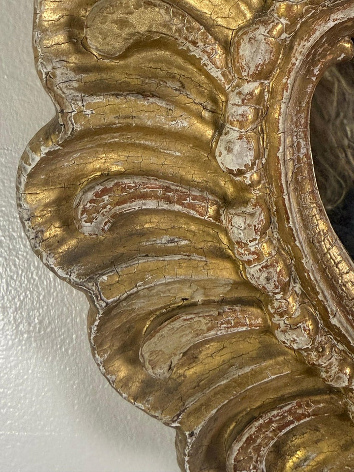 Pair of Italian Rococo Revival Giltwood Mirrors, Circa 1850–1870