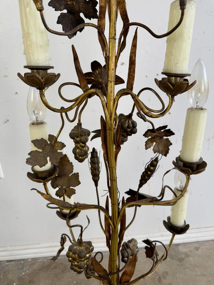 Pair of 19th C. Italian Brass Candelabras