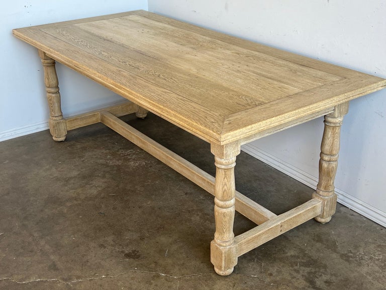 Spanish Dining Table W/ Coordinating Carved Benches C. 1930's