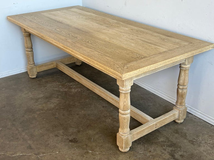 Spanish Dining Table W/ Coordinating Carved Benches C. 1930's