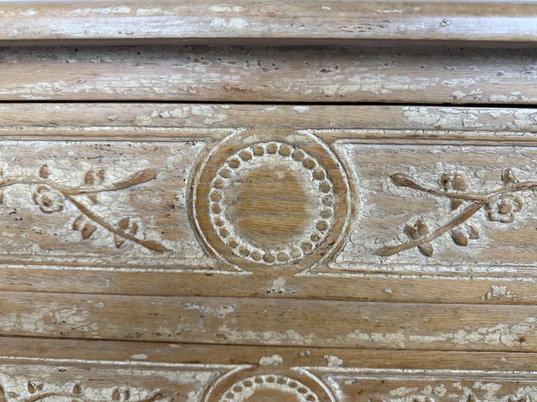 Pair of Swedish Gustavian Painted Four-Drawer Chests of Drawers