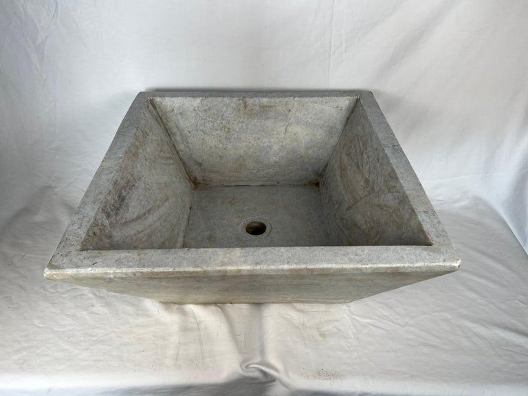 Italian Limestone Square Shaped Sink