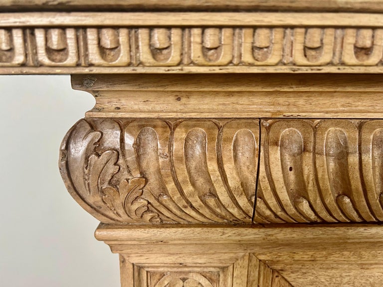 Early 19th Century French Bleached Walnut Credenza