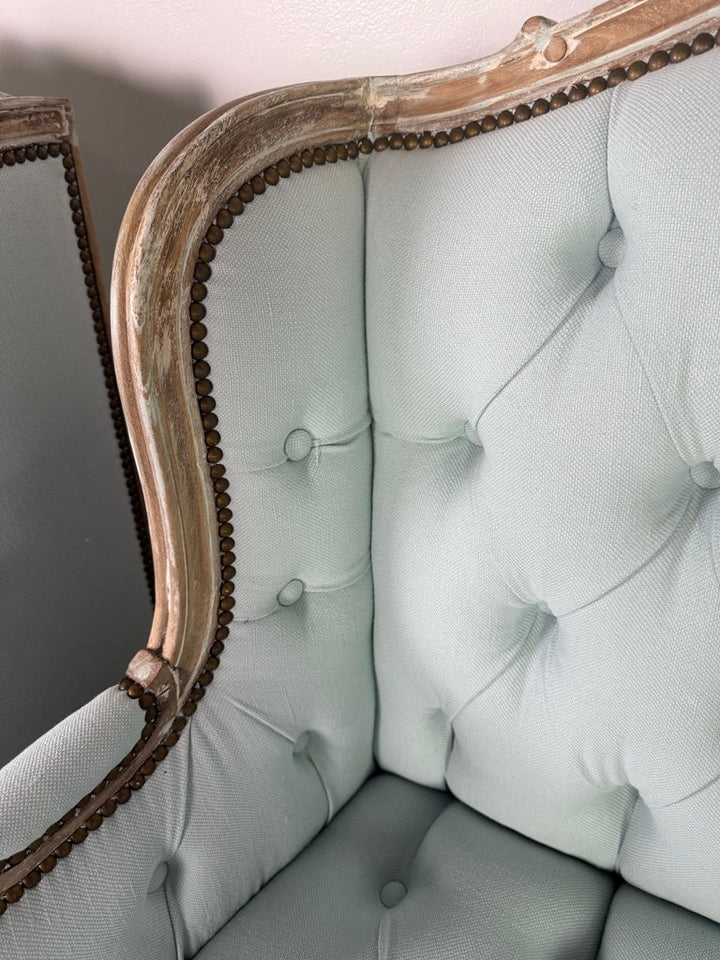 Pair of Louis XV Style French Bergères