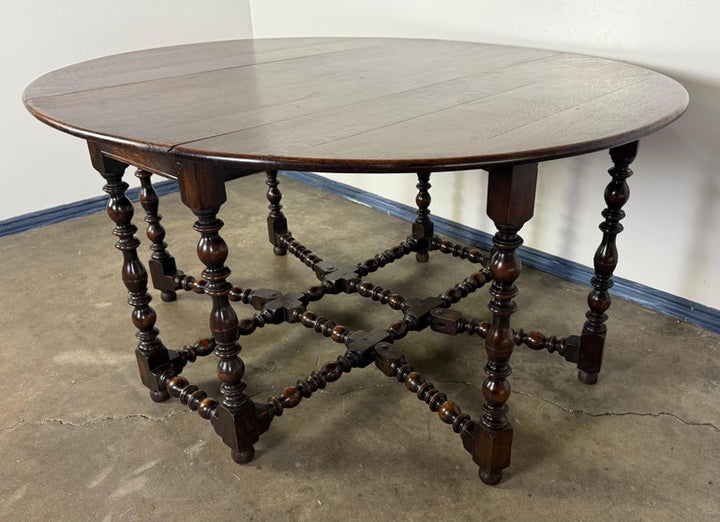 19th C. English Gate Leg Table