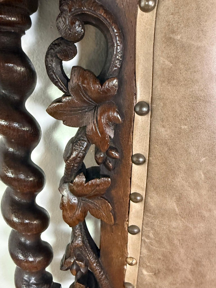 Set of Six 19th C. Renaissance Revival Dining chairs