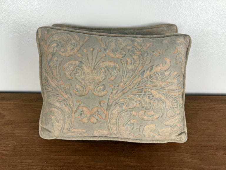 Pair of Petite Authentic Fortuny Pillows