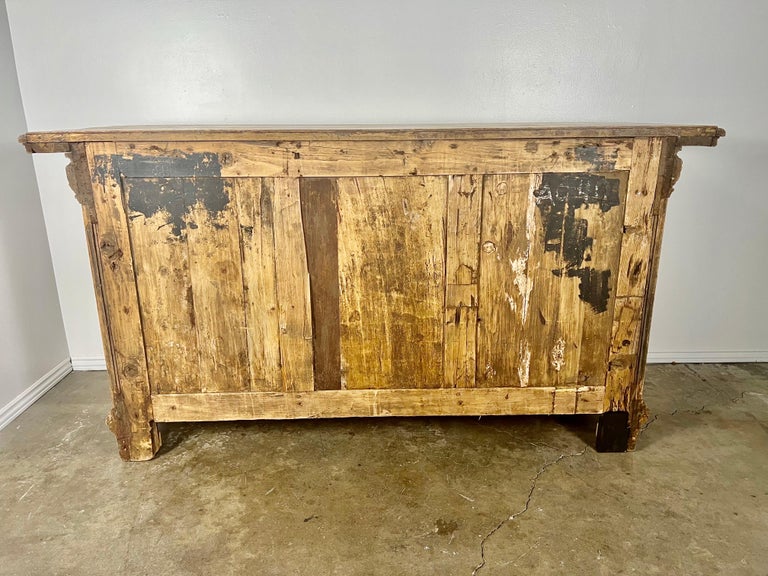 Early 19th Century French Bleached Walnut Credenza