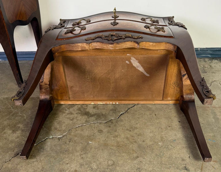 Pair of French Louis XV Style Marble-Top Commodes