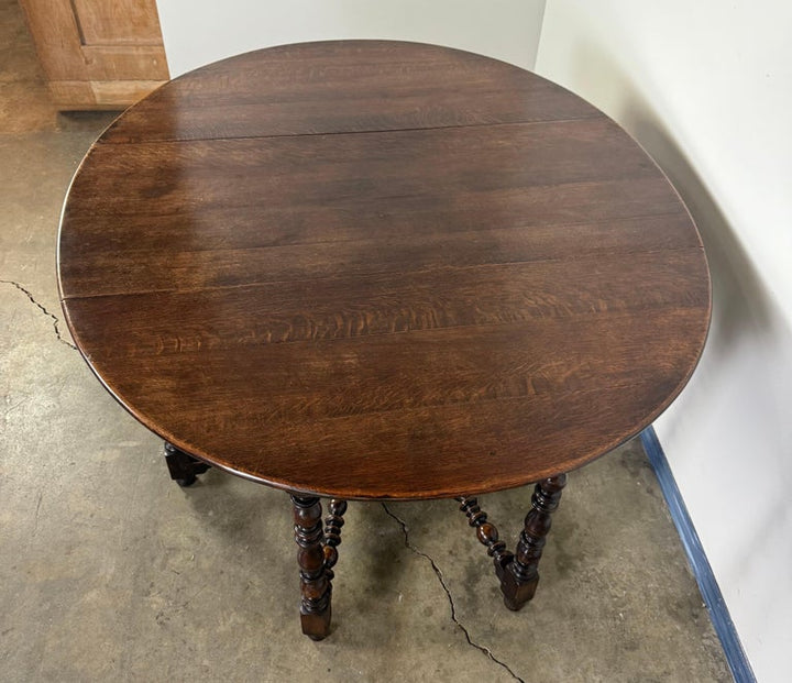19th C. English Gate Leg Table
