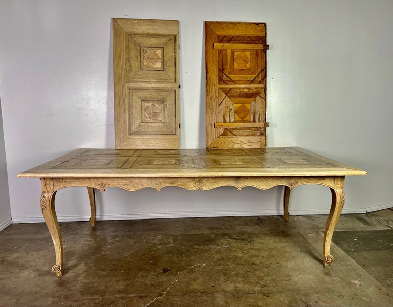 19th Century French Parquetry Dining Table