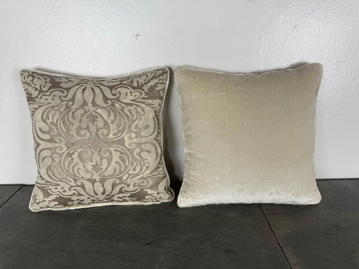 Custom Fortuny Pillows Using Vintage Fortuny Fabric, by Melissa Levinson