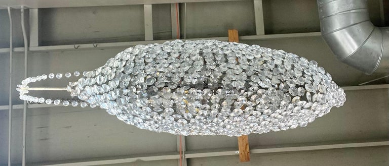 Crystal Beaded Ship Chandelier by MLA