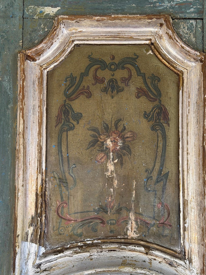 Pair of 19th C. Italian Venetian Baroque Boiserie Doors