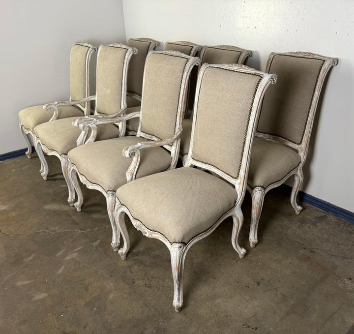 Set of French Painted Dining Chairs c.1930’s