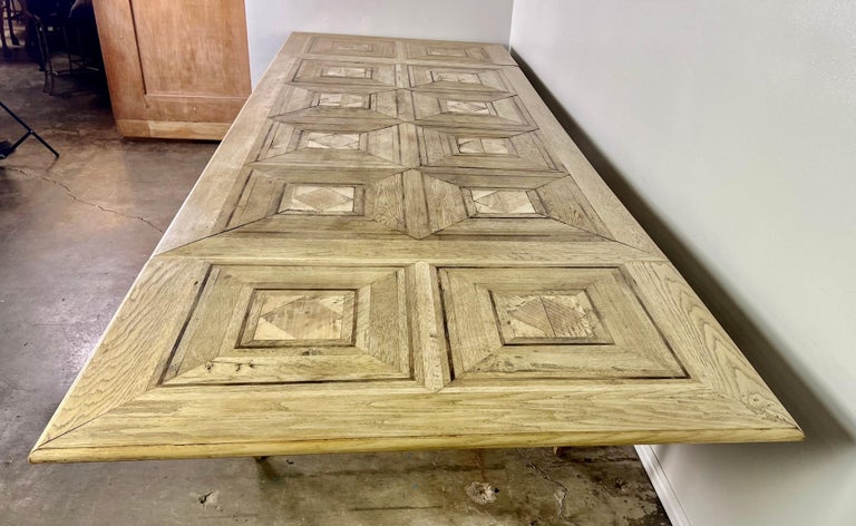 19th Century French Parquetry Dining Table