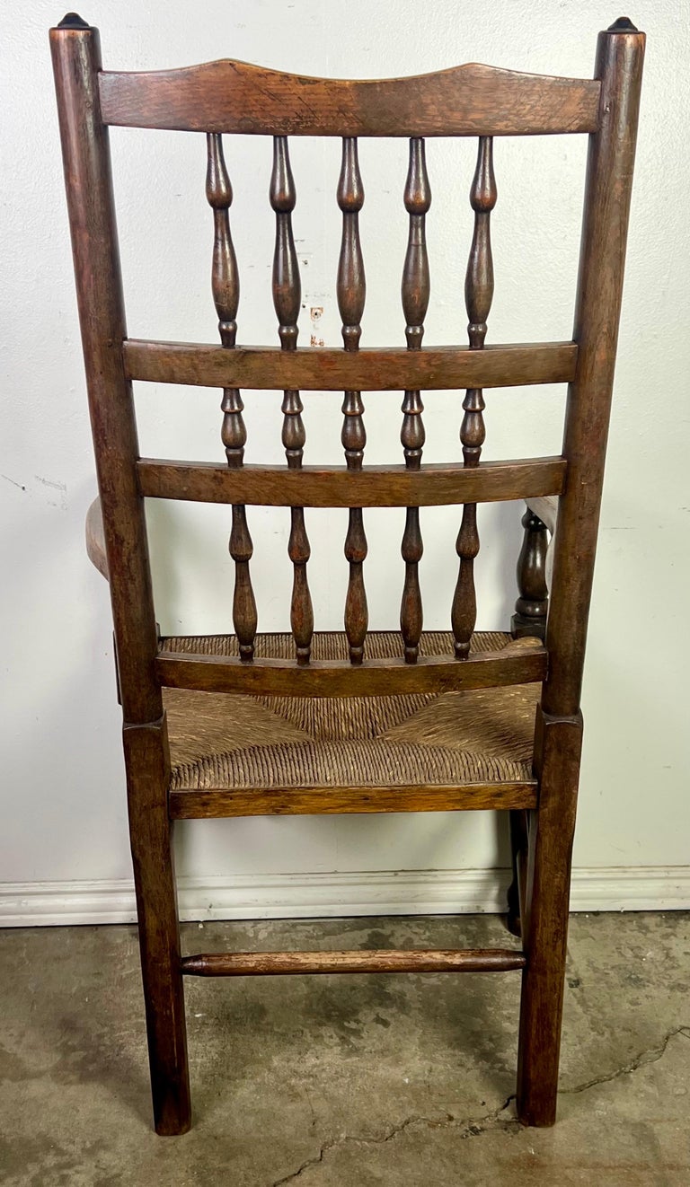 Set of Eight 19th C. English Country Dining Chairs