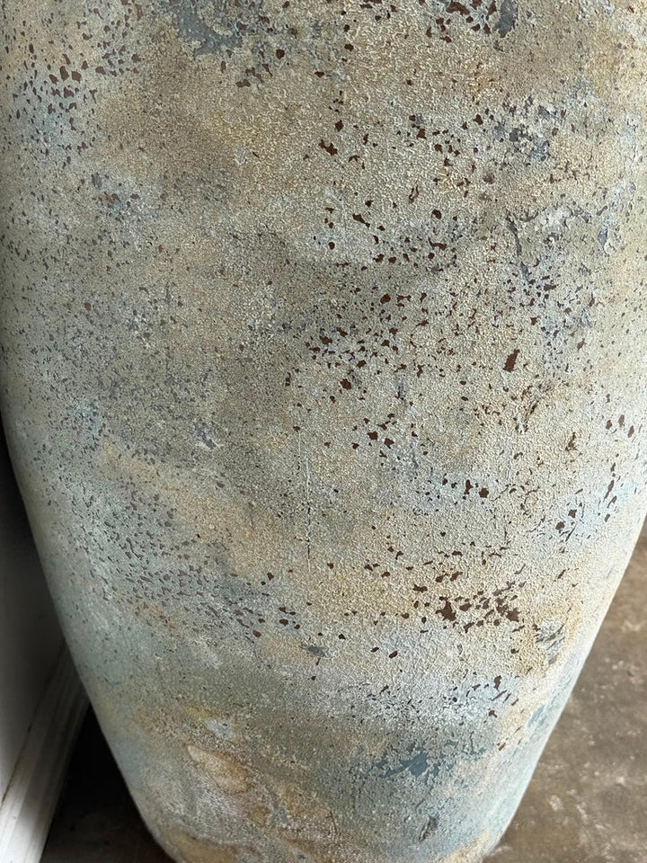 Atelier Vierkant Style Terra Cotta Planters-Pair