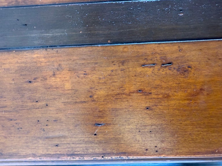 Spanish Revival Walnut Dining Table with Inlaid Top, Early 20th Century