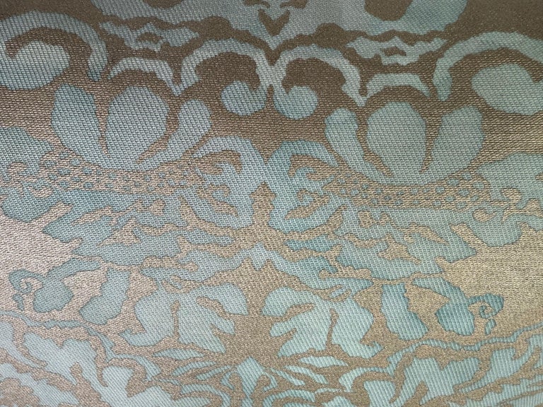 Pair of Aquamarine Fortuny Pillows