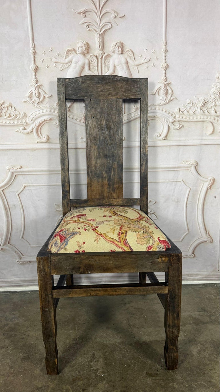 Set of 8 Rustic English Arts &amp; Crafts Dining Chairs