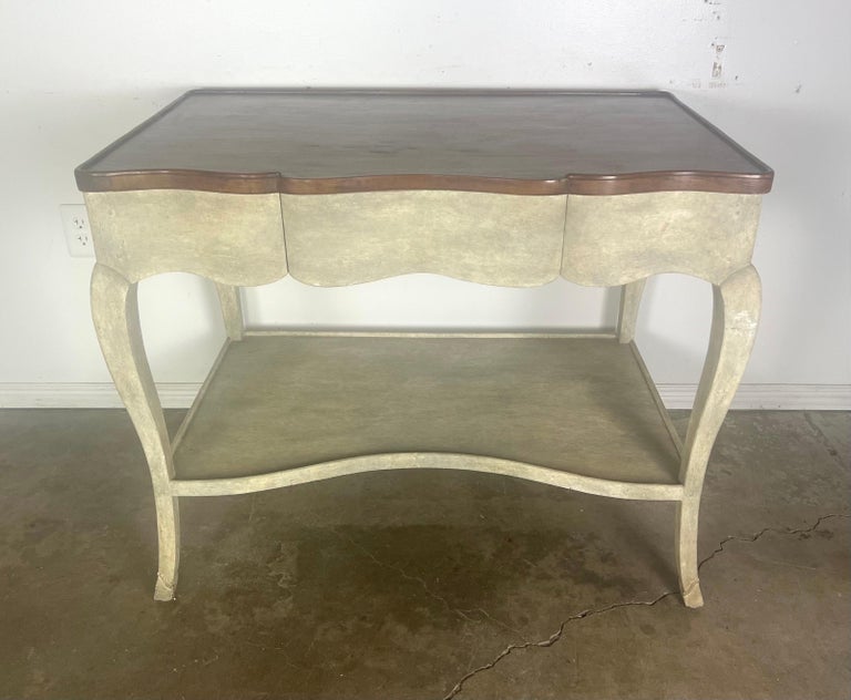 Pair of French Provincial Style Painted Tables, 20th Century