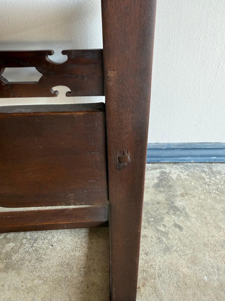 Set of Ten Spanish Revival Leather Dining Chairs, circa 1920s