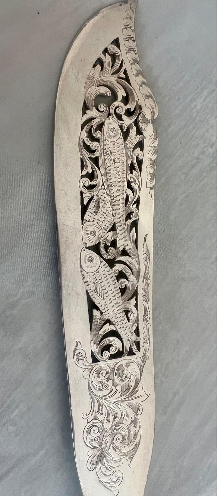 Victorian Silver Fish Serving Set-Early 20th Century
